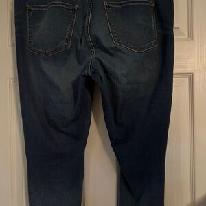 a.n.a Women's Straight Leg Jeans in Deep Blue